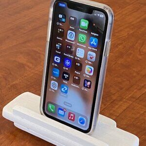 Handmade Wooden Cell Phone/Tablet Cradle Holder